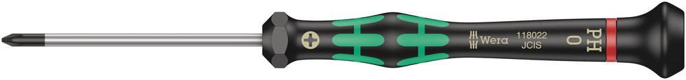 Wera 2050 PH Kraftform Micro Phillips Schroevendraaier, PH 0 x 60 mm - 1 stuk(s) - 05118022001
