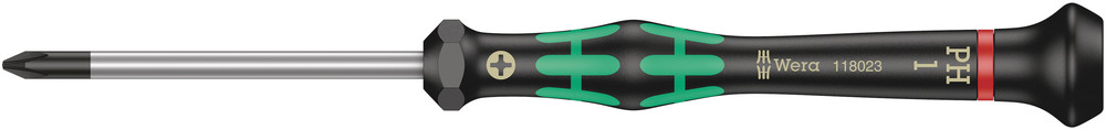 Wera 2050 PH Kraftform Micro Phillips Schroevendraaier, PH 1 x 60 mm - 1 stuk(s) - 05118023001