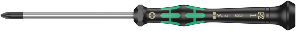 Wera 2055 PZ Kraftform Micro Pozidriv Schroevendraaier, PZ 1 x 80 mm - 1 stuk(s) - 05118032001