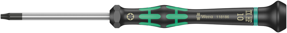 Wera 2067 Kraftform Micro TORX® HF-Schroevendraaier met Vasthoudfunctie, TX 10 x 60 mm - 1 stuk(s) - 05118186001