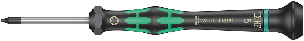 Wera 2067 Kraftform Micro TORX® HF-Schroevendraaier met Vasthoudfunctie, TX 5 x 40 mm - 1 stuk(s) - 05118181001