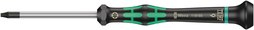 Wera 2067 Kraftform Micro TORX® HF-Schroevendraaier met Vasthoudfunctie, TX 9 x 60 mm - 1 stuk(s) - 05118185001