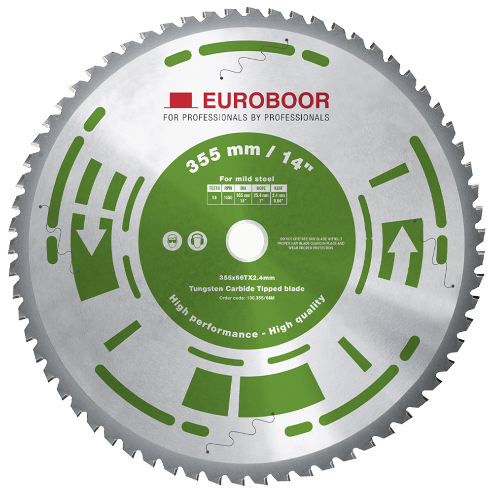 Euroboor zaagblad Ø355 mm / 14" 66T - 130.355/66M