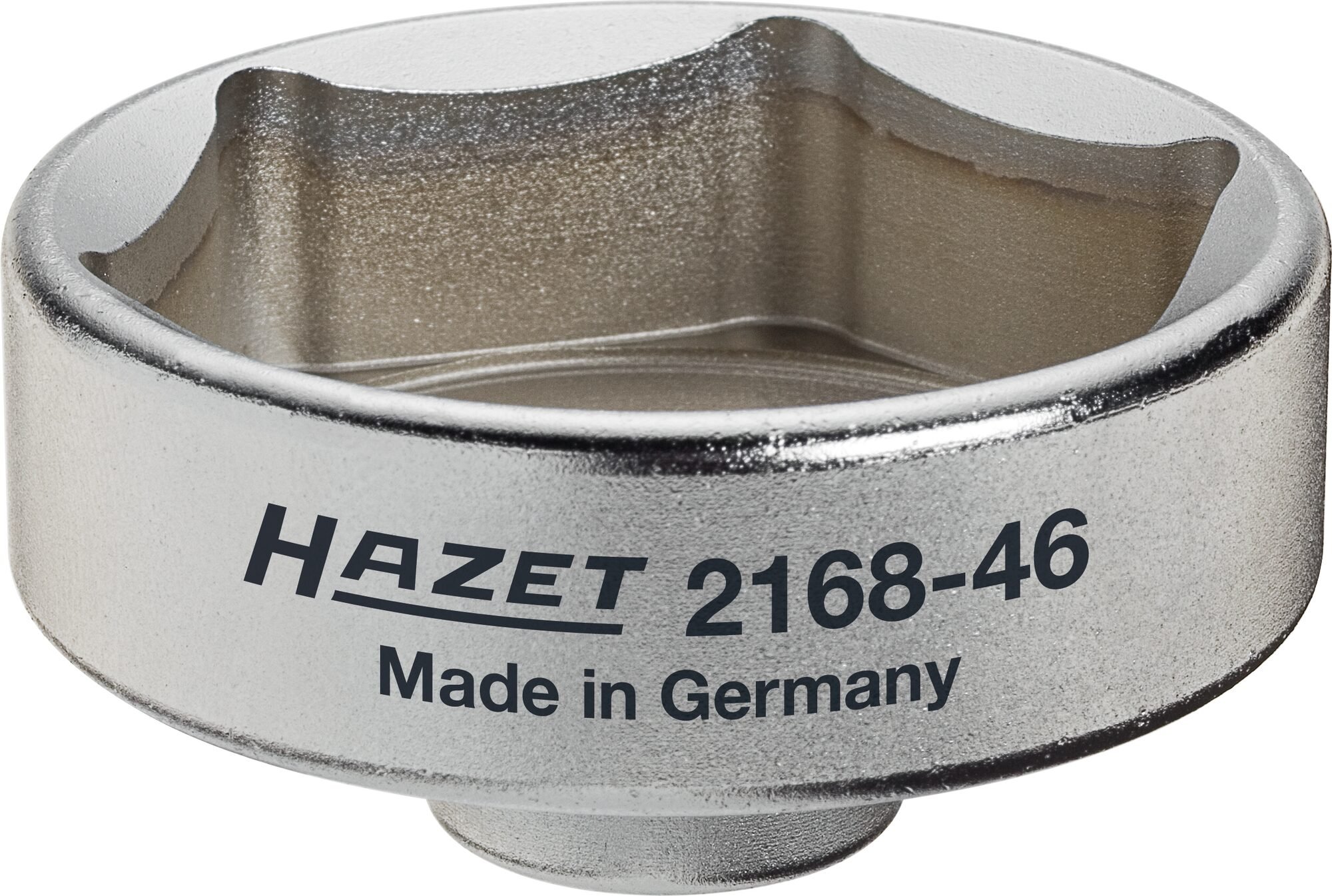 HAZET Ad-Blue® filtersleutel 2168-46 · 3/8 inch (10 mm) vierkant hol · Buiten-zeskant-profiel · SW 46 mm