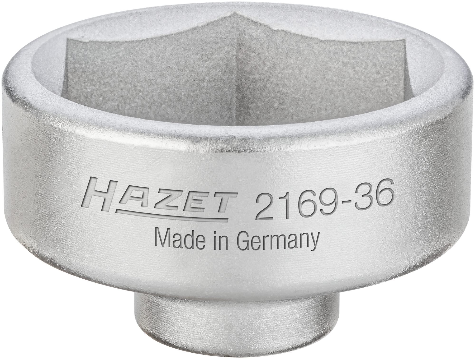 HAZET Oliefitersleutel 2169-36 · 3/8 inch (10 mm) vierkant hol · Buiten-zeskant-profiel · SW 36 mm