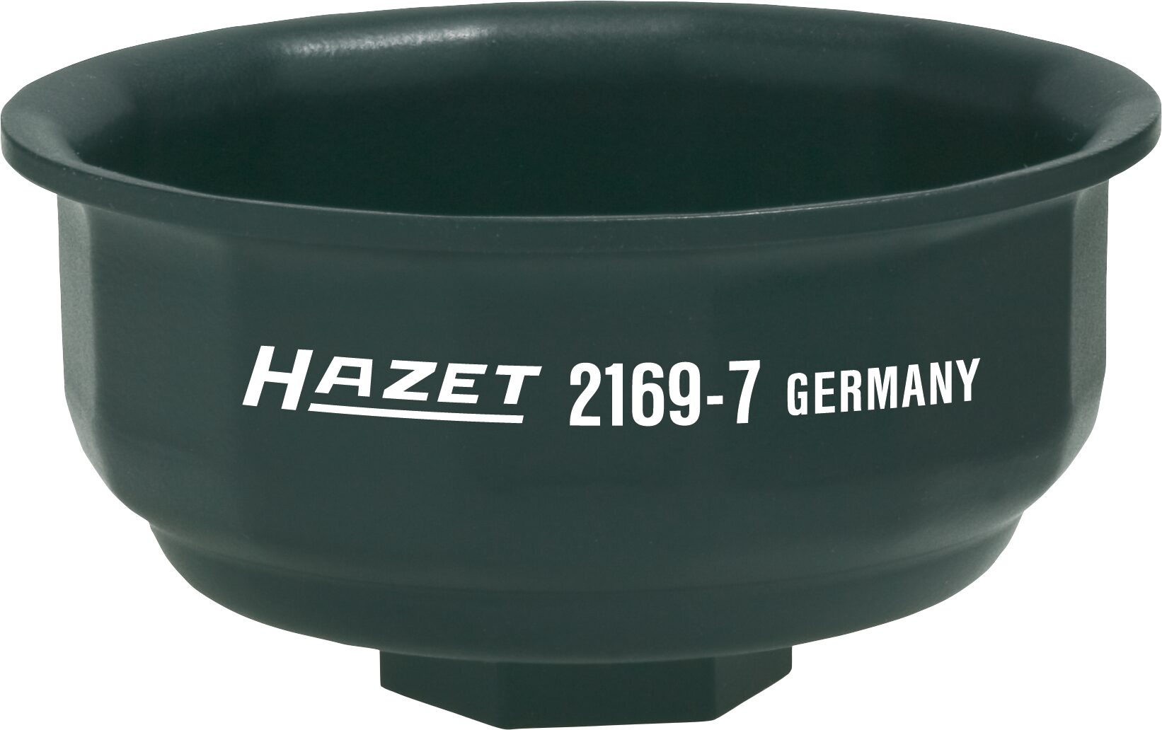 HAZET Oliefitersleutel 2169-7 · 1/2 inch (12,5 mm) vierkant hol · Buiten-14-kant-profiel · SW 64 mm