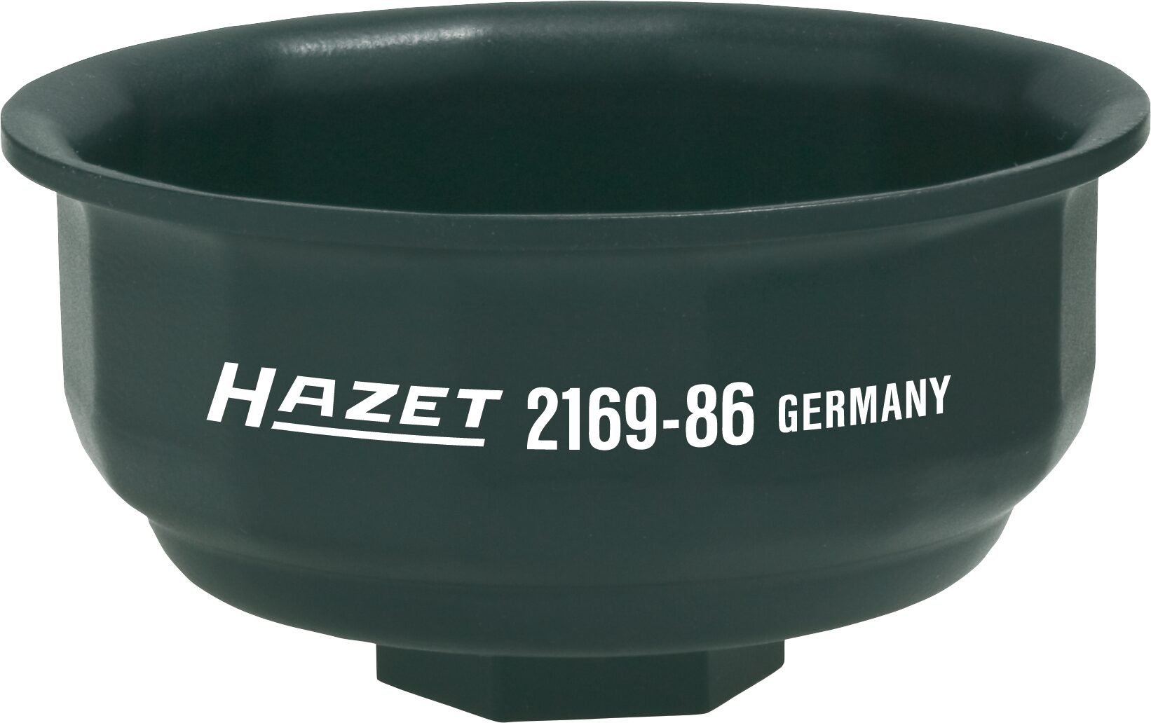 HAZET Oliefitersleutel 2169-86 · 1/2 inch (12,5 mm) vierkant hol · Ribbelprofiel · SW 86 mm