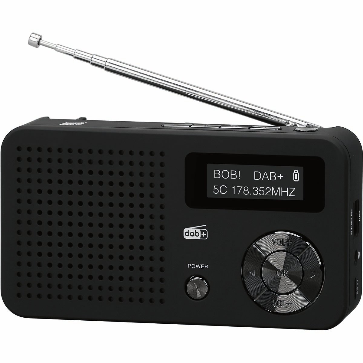 Imperial IMPERIAL DABMAN 13 Draagbare DAB+ / FM Radio Zwart - 22-121-00