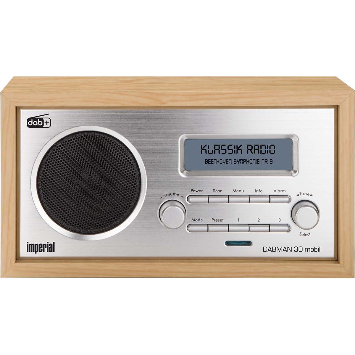 Imperial DABMAN 30 Mobiele DAB+ / FM-radio Hout - 22-129-00