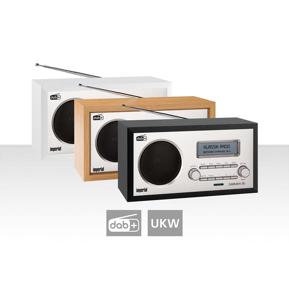 Imperial DABMAN 30 Zwart DAB+ / FM - 22-136-00