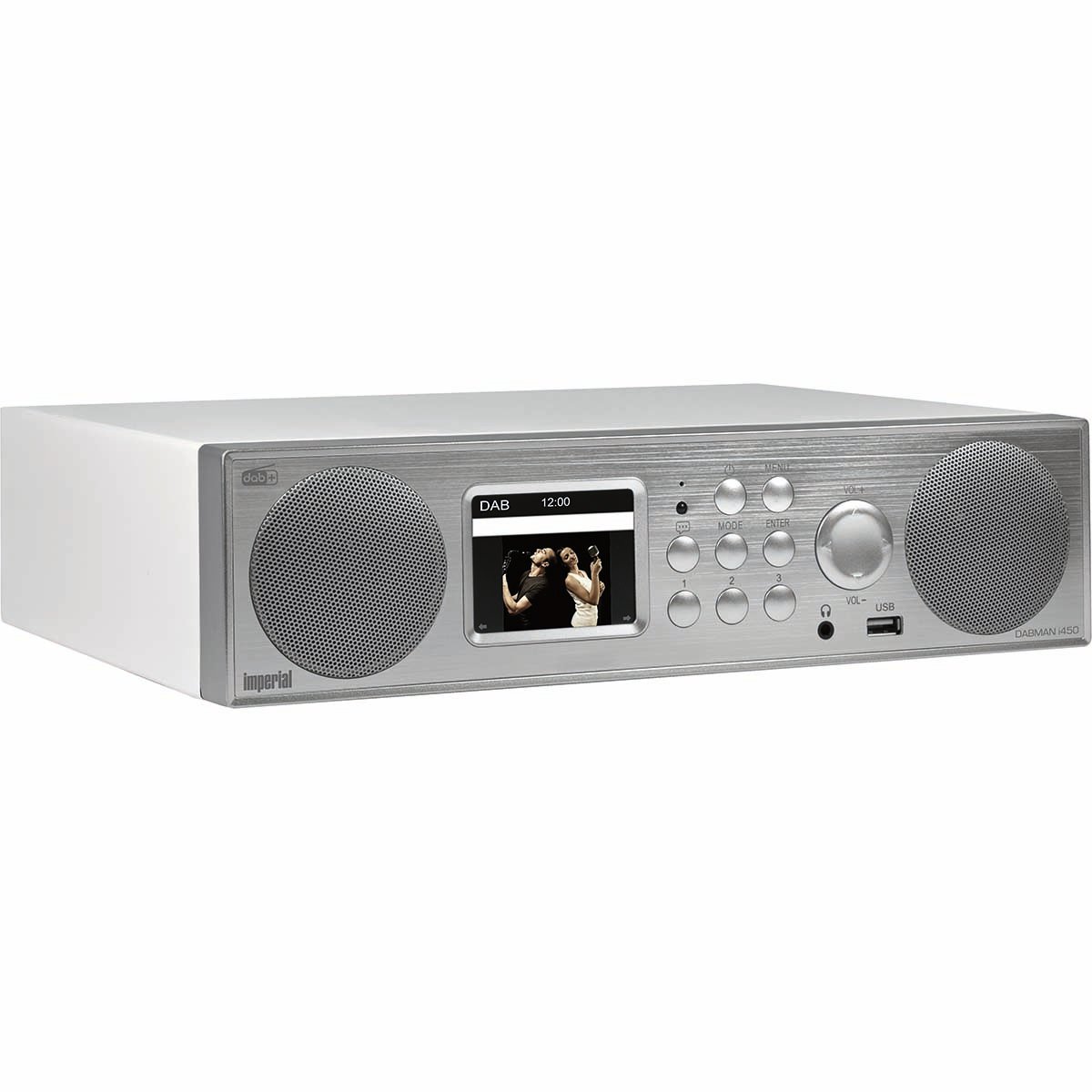 Imperial DABMAN i450 Hybride Stereo Radio DAB+ / FM / Internet /Bluetooth Wit-Zilver - 22-246-00