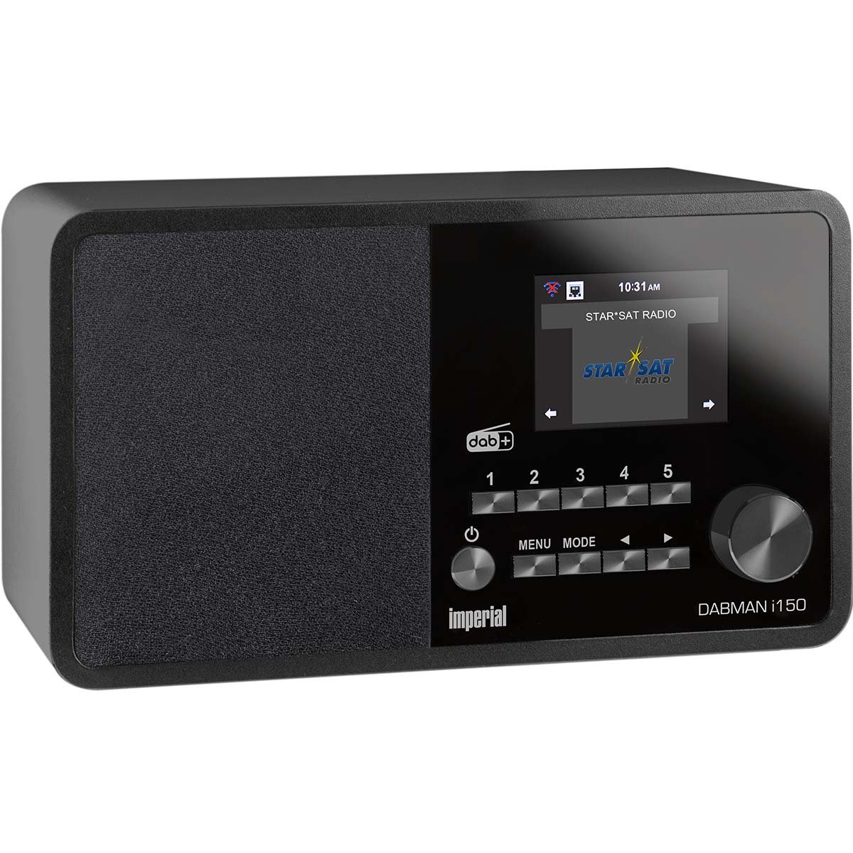 Imperial DABMAN i150 Compacte Hybride Radio voor Internet / DAB+ / FM Zwart - 22-261-00