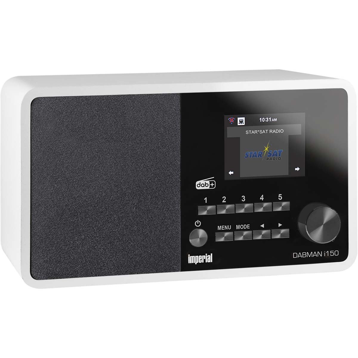 Imperial DABMAN i150 Compacte Hybride Radio voor Internet / DAB+ / FM Wit - 22-262-00