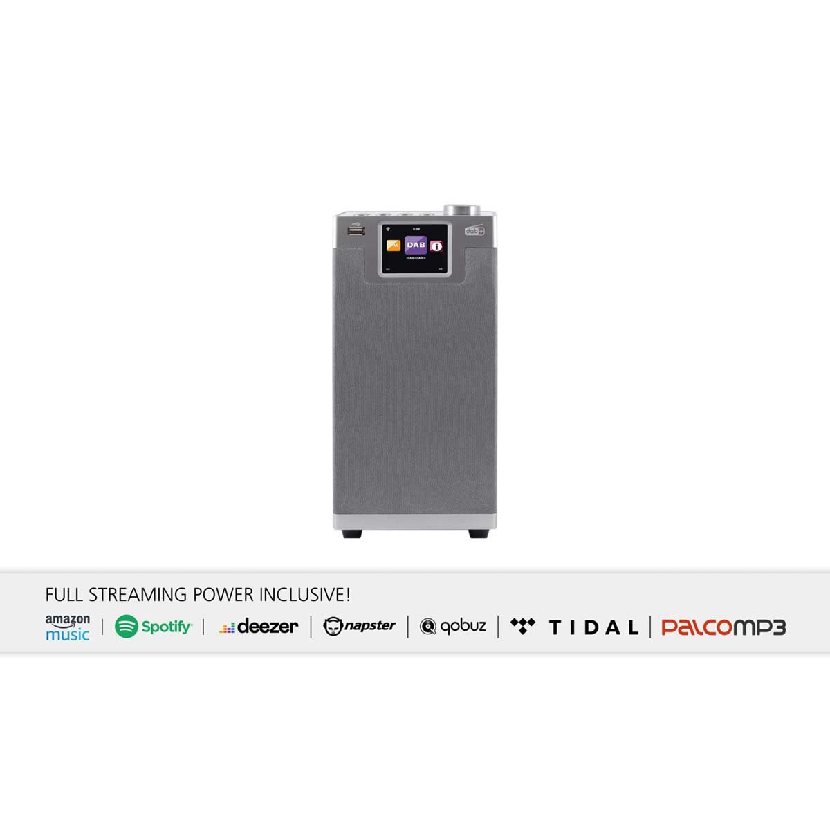 Imperial DABMAN i610 Multifunctionele Stereo Radio DAB+ / FM / Internet / Bluetooth Grijs - 22-268-00