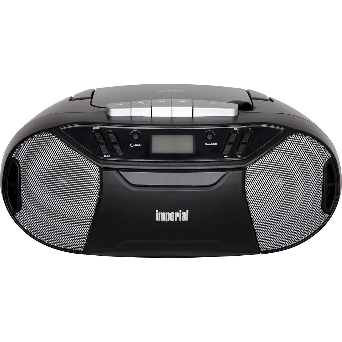 Imperial PBB 1 Compacte draagbare boombox met CD-speler, cassettedeck en FM-radio - 22-325-00