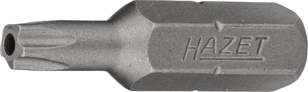 HAZET 5-sterren-bit 2225-20H · 1/4 inch (6,3 mm) zeskant massief · Binnen-5-ster-profiel met tap · SW 20H