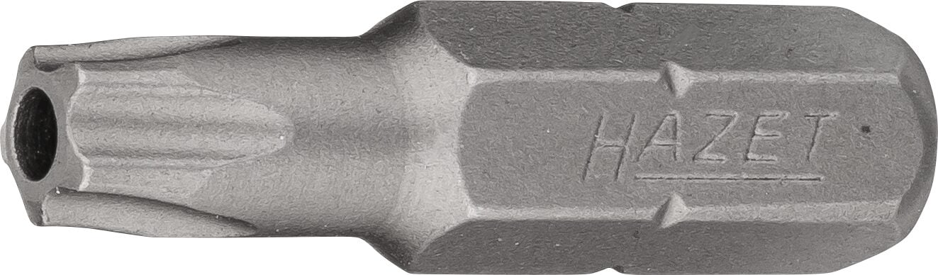HAZET 5-sterren-bit 2225-27H · 1/4 inch (6,3 mm) zeskant massief · Binnen-5-ster-profiel met tap · SW 27H