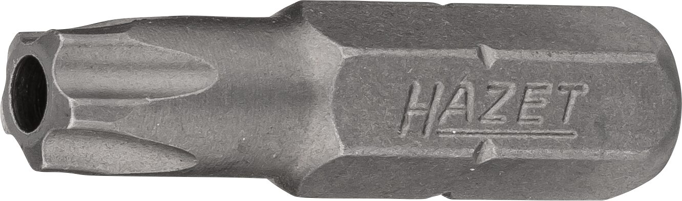 HAZET 5-sterren-bit 2225-30H · 1/4 inch (6,3 mm) zeskant massief · Binnen-5-ster-profiel met tap · SW 30H