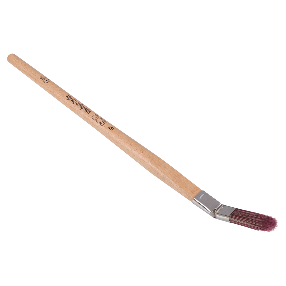 Copenhagen Pro Flex Gebogen Lyonpenseel | Maat 16 | Synthetisch haar | FSC houten steel - 23.123.16 afbeelding