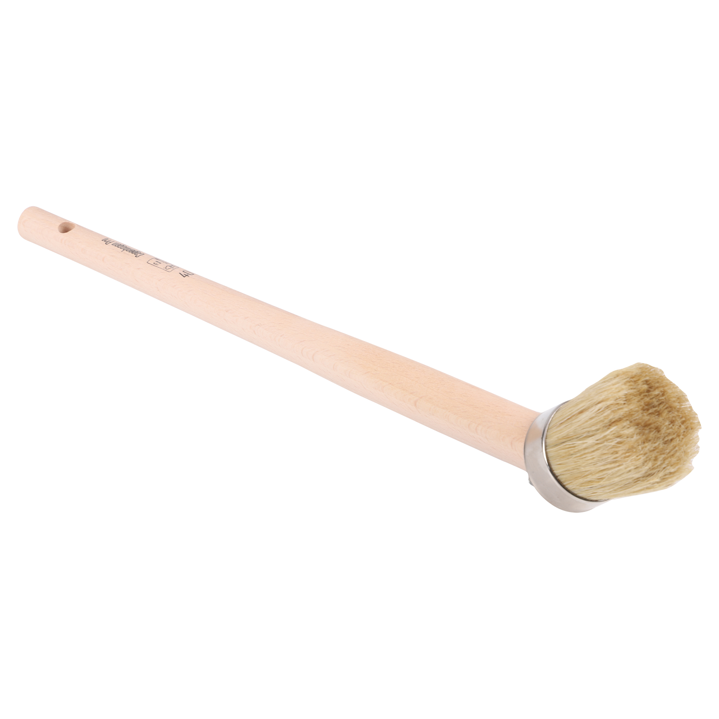 Copenhagen Pro bokkenpoot - maat 40 - wit Chinees varkenshaar - FSC houten steel - 23.128.40