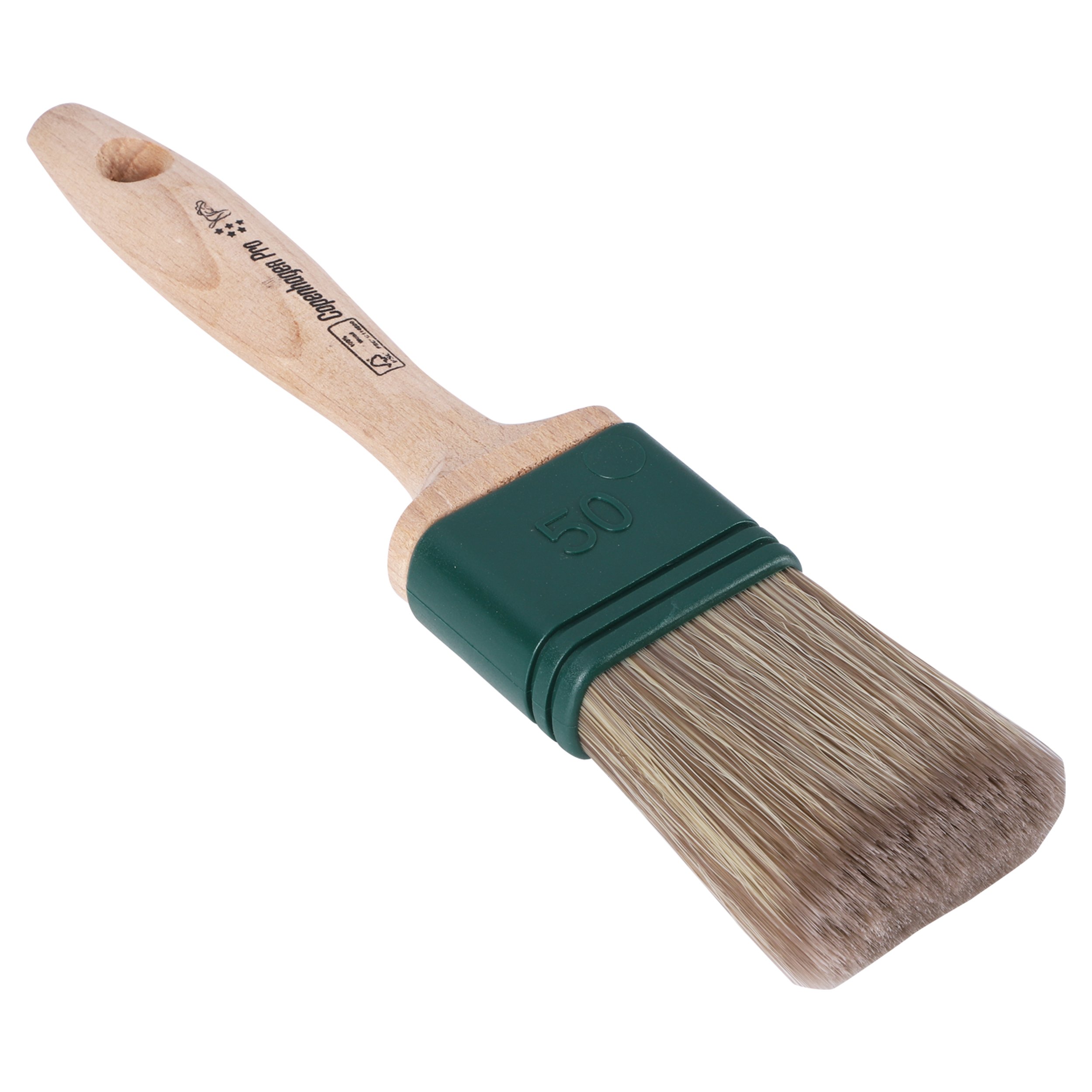 Copenhagen Pro Special platte kwast - maat 2.5 - synthetisch haar - FSC houten steel - 23.207.25