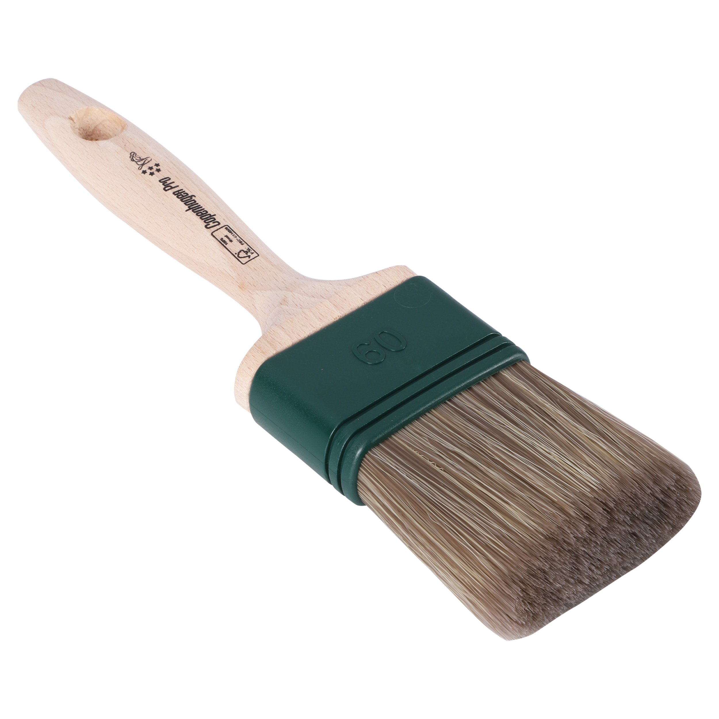 Copenhagen Pro Special platte kwast - maat 3 - synthetisch haar - FSC houten steel - 23.207.30