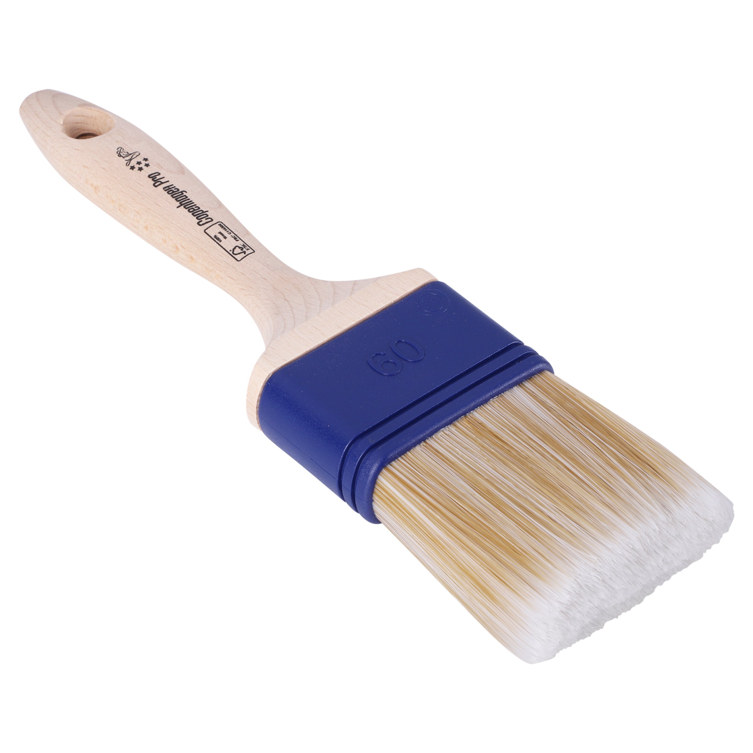 Copenhagen Pro Special platte kwast - maat 3 - synthetisch haar - FSC houten steel - 23.208.30