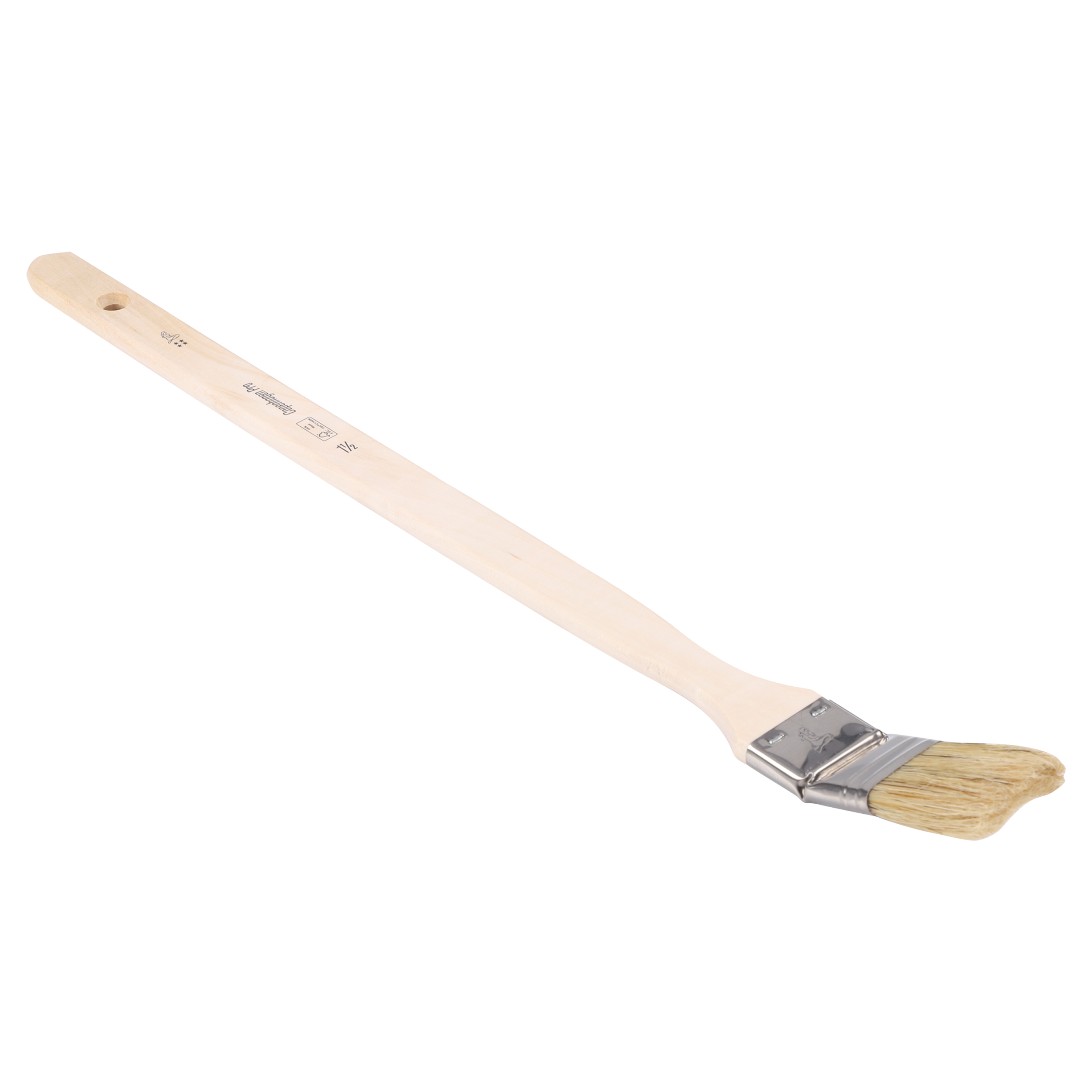 Copenhagen Pro radiatorkwast - maat 1.5 - wit Chinees varkenshaar - FSC houten steel - 23.223.15