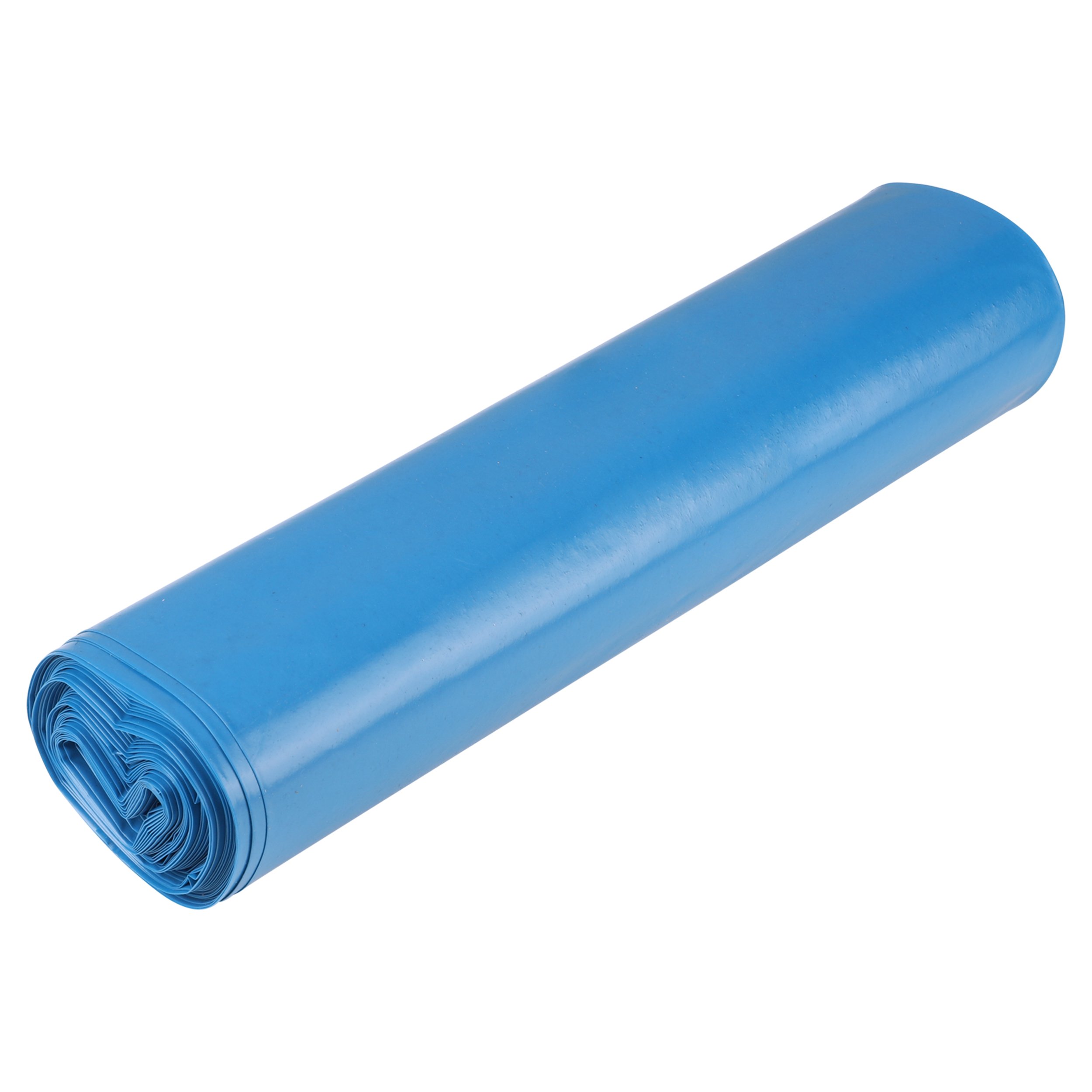 Afvalzakken - Extra Dik - Puinzak - Blauw 120L - Breedte: 70 cm Lengte: 110 cm - Rol 10 st.