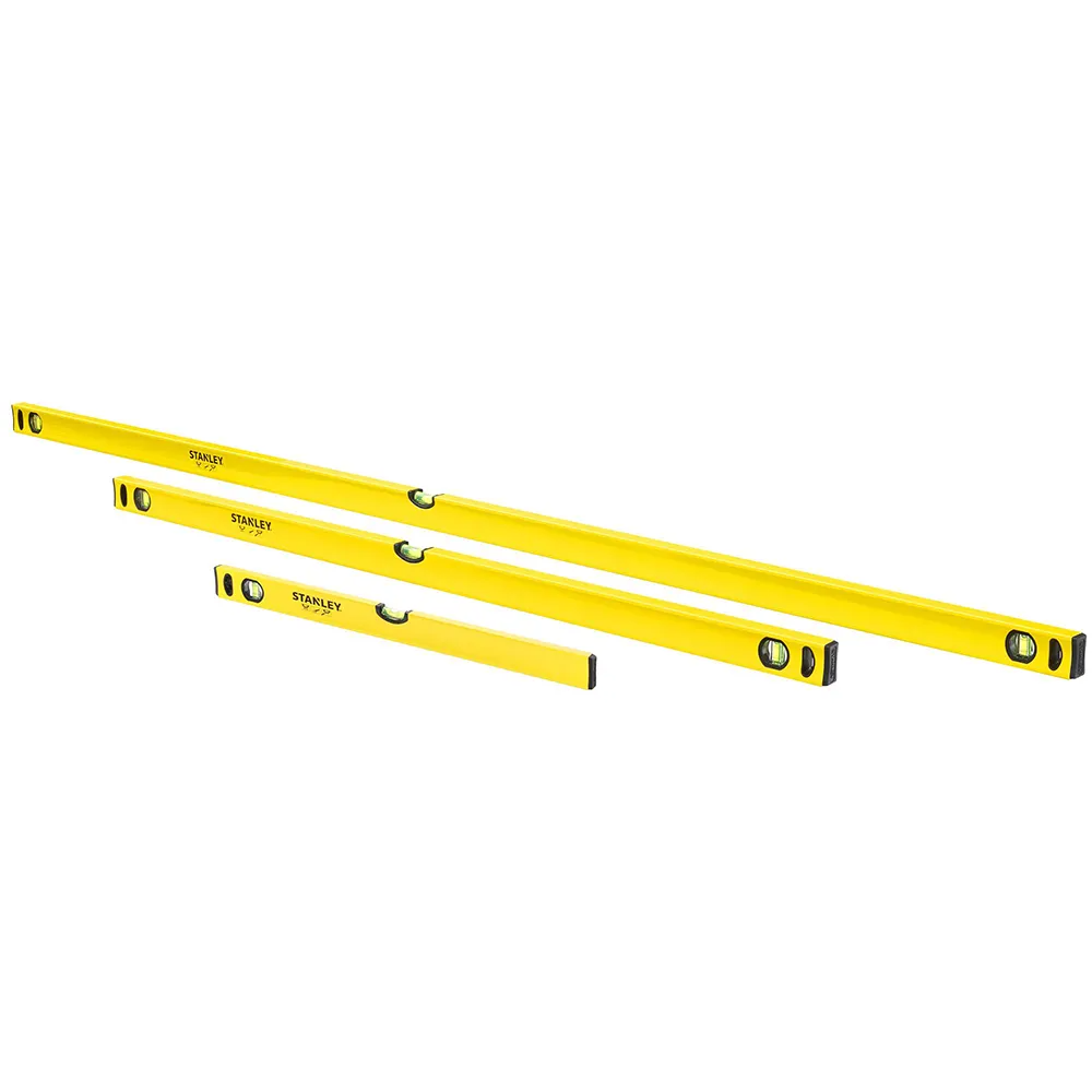 Stanley handgereedschap SET: 3 waterpassen 600mm + 1200mm + 2000mm Stanley Classic - STHT6-97926