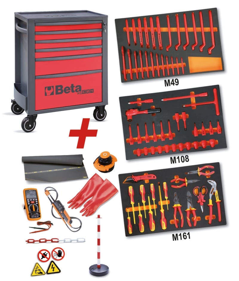 Beta 2400 Rsc24/6 Vem-Wagen + 81-delig Assortiment - 024004016