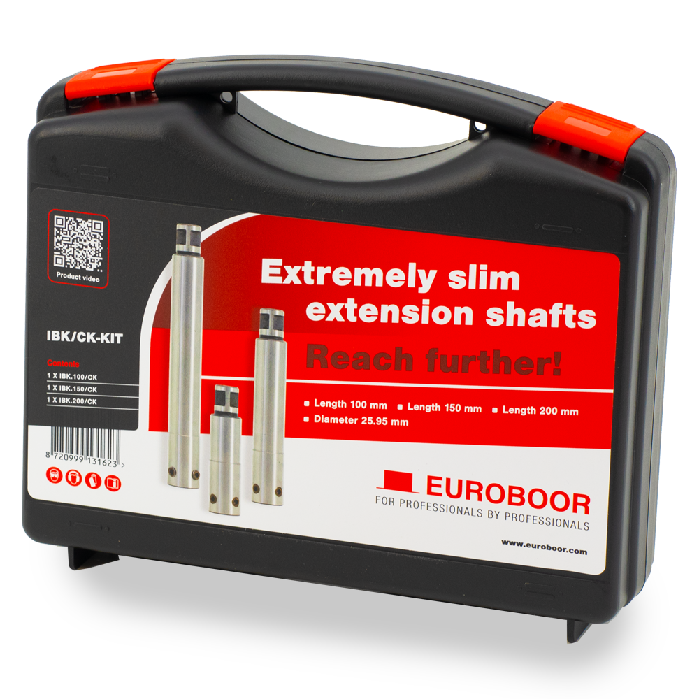 Euroboor slanke Weldon verlengset 3/4" - IBK/CK-KIT