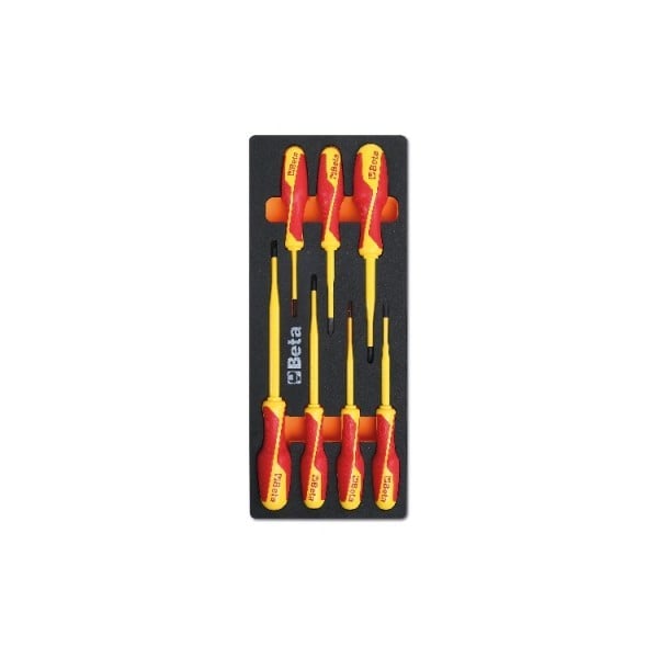 Beta M222 Foam inlay met 1000V geïsoleerd gereedschap voor elektrotechnisch onderhoud - 024500222 024500222