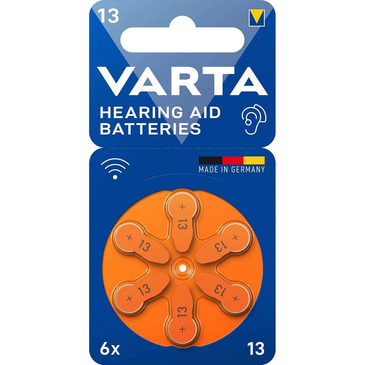 Varta Hoortoestel Batterijen Type 13 6-Blister - 24606101416