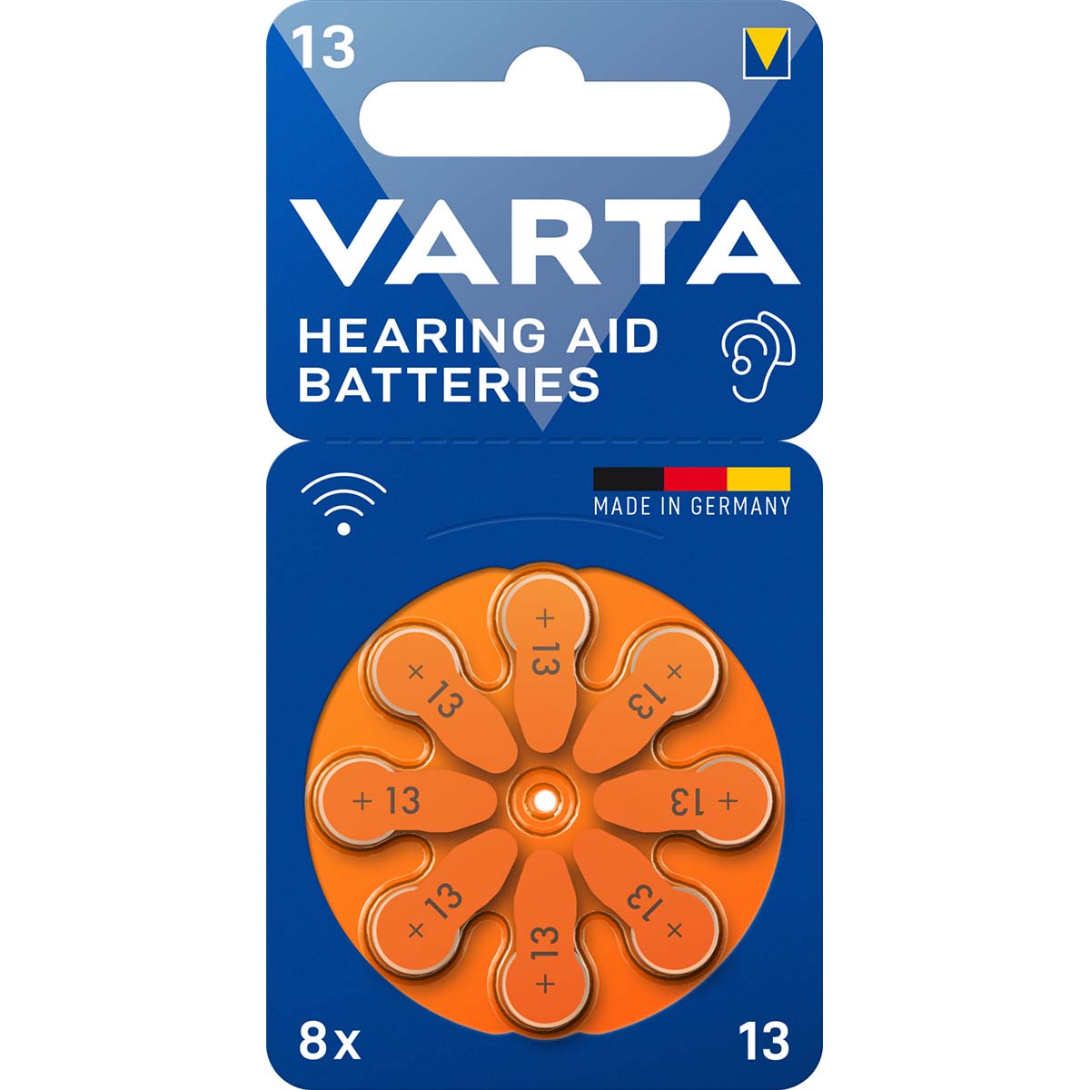 Varta Hoortoestel Batterijen Type 13 8-Blister - 24606101418