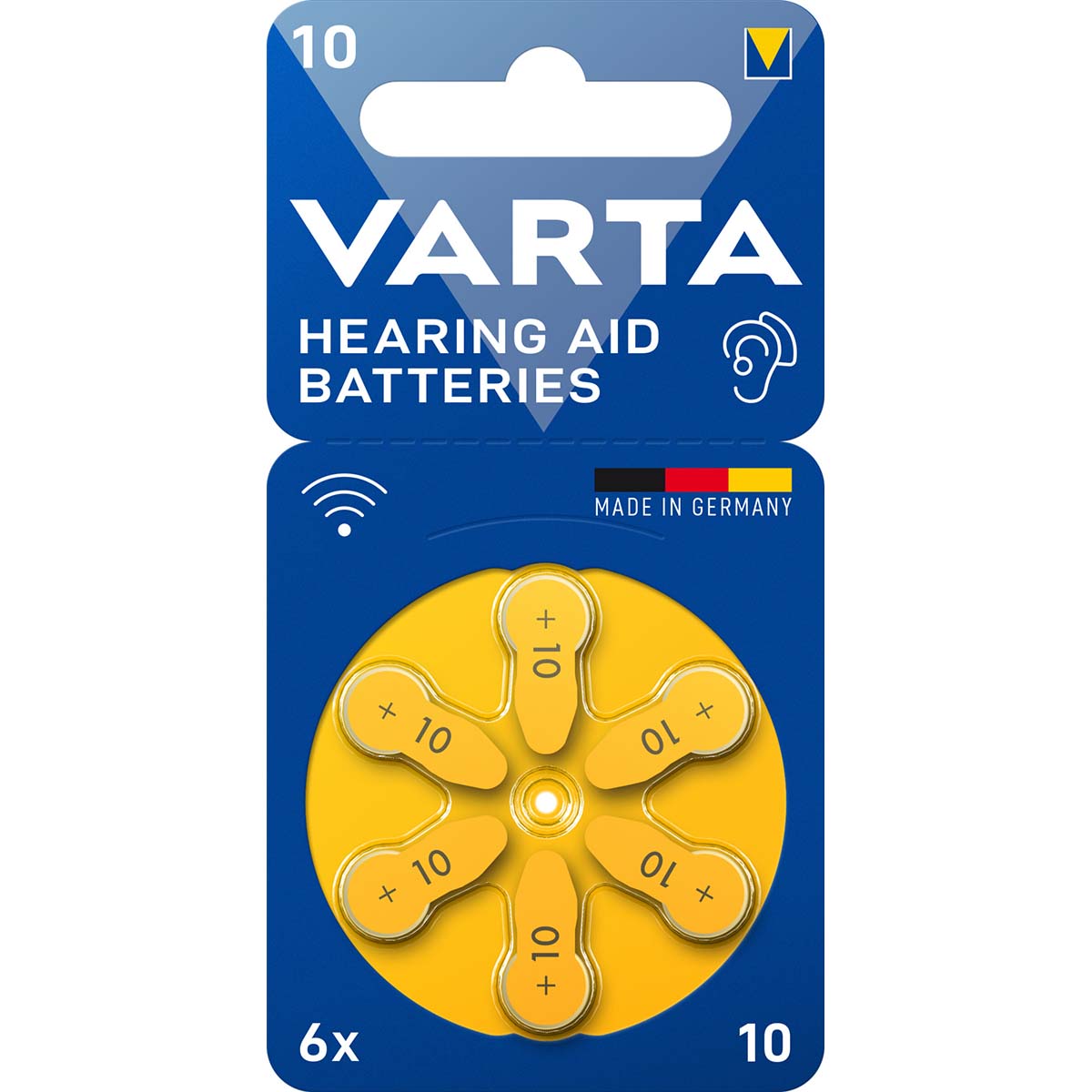 Varta Hoortoestel Batterijen Type 10 6-Blister - 24610101416