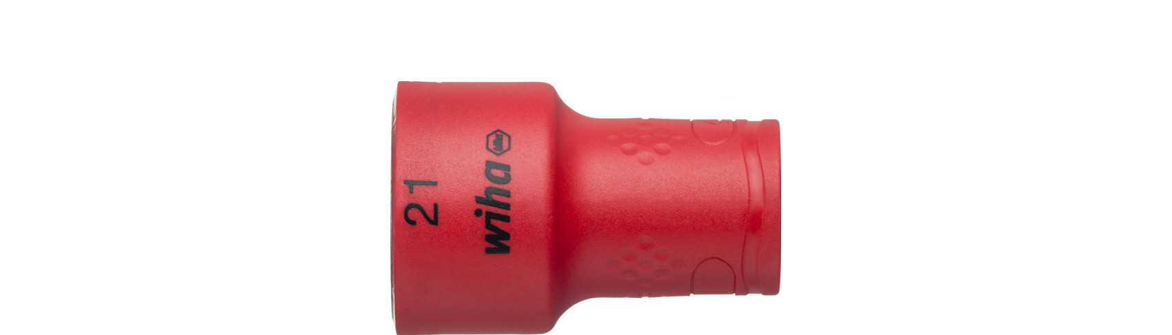 Wiha 246210 Dopsleutelinzet geïsoleerd 3/8" buitenzeskant 21.0 mm x 47 mm - 43075
