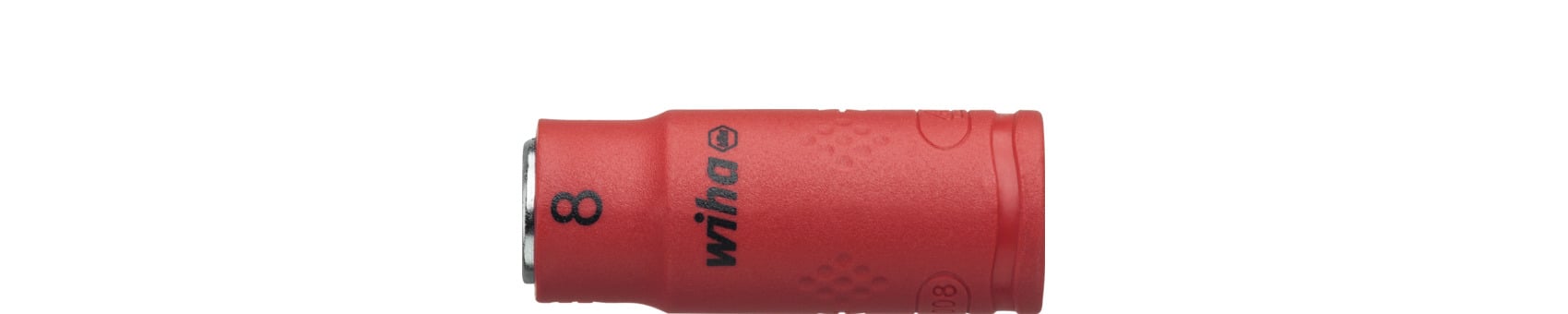 Wiha 246228 Dopsleutelinzet geïsoleerd 1/4" buitenzeskant 8.0 mm x 42 mm - 43093