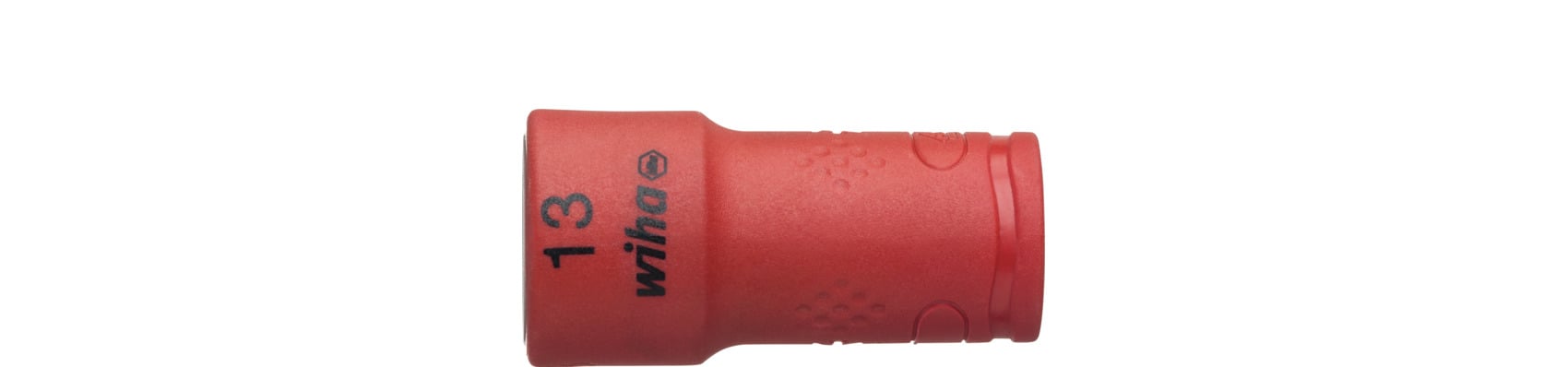 Wiha 246233 Dopsleutelinzet geïsoleerd 1/4" buitenzeskant 13.0 mm x 42 mm - 43098