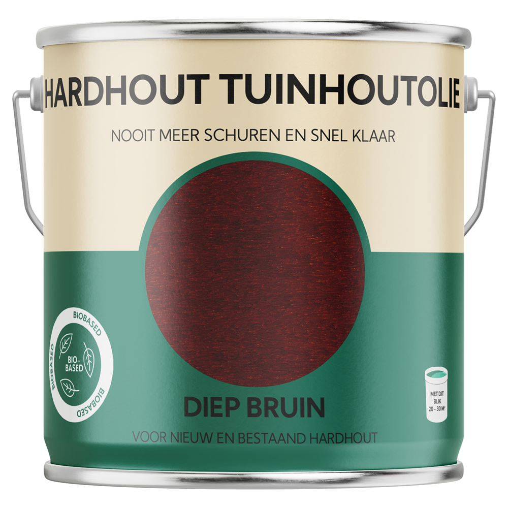Hardhoutolie | 2500 ml | Diep bruin - 25.930.02 afbeelding