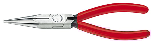 Knipex Platspitse tang met zijsnijder zwart geatramenteerd 125 mm - 2501125