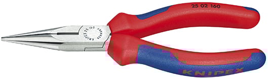 Knipex Radiotang recht + zijsnijder 140 mm - 2502140