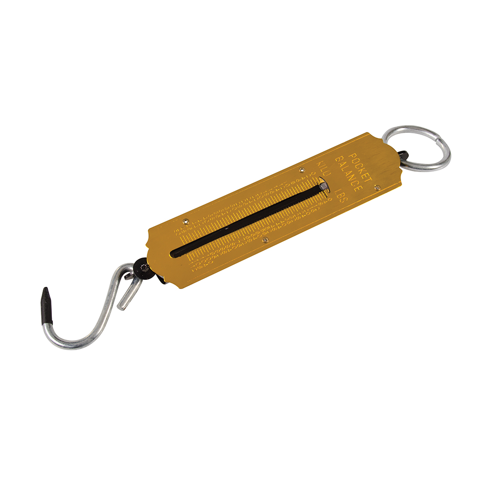 Silverline Veer Weegschaal - Unster - Maximaal 50 Kilo - handweegschaal - voor bagage - koffers - handmatige weegschaal