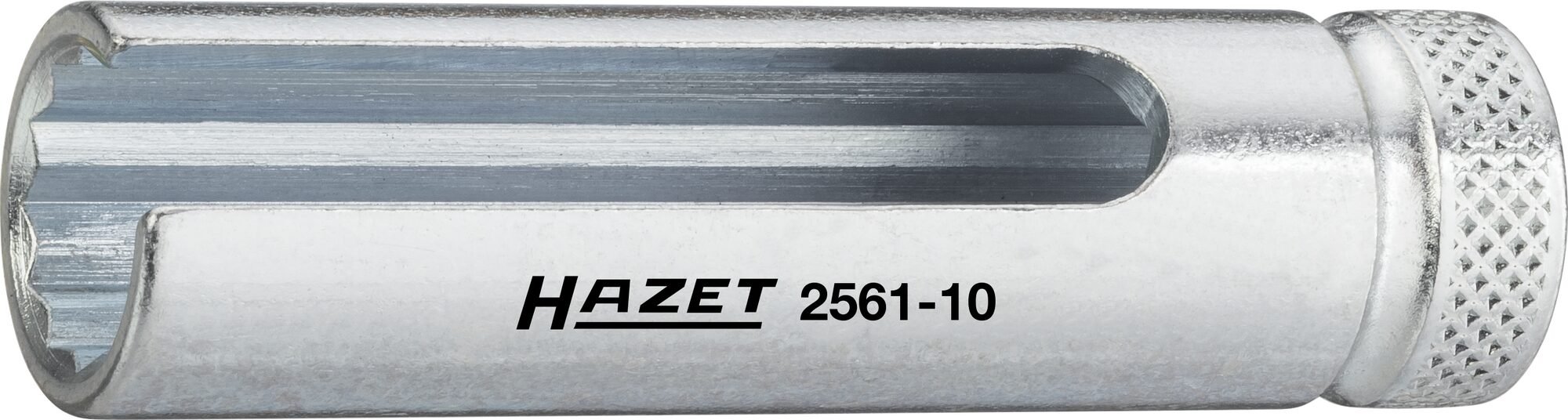 HAZET Turbolader dopsleutel 2561-10 · 1/4 inch (6,3 mm) vierkant hol · Buitentwaalfkant profiel · SW 10 mm