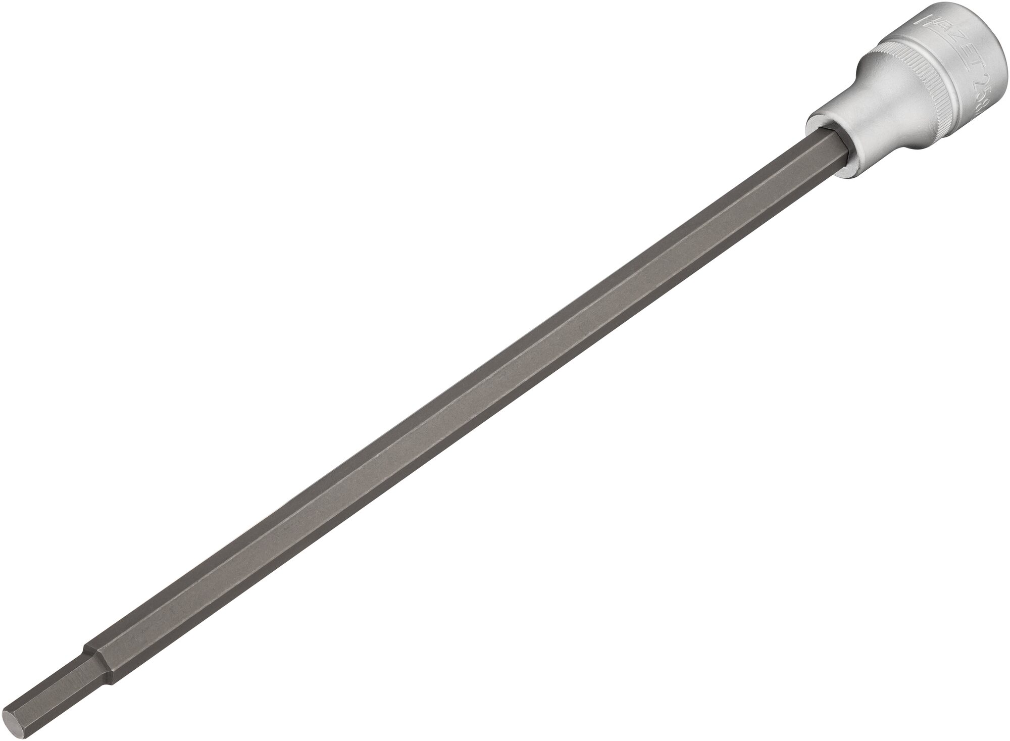 HAZET Aanzuigpijp-dopsleutelbit 2584-1 · 1/2 inch (12,5 mm) vierkant hol · Binnen-zeskant-profiel · SW 6 mm