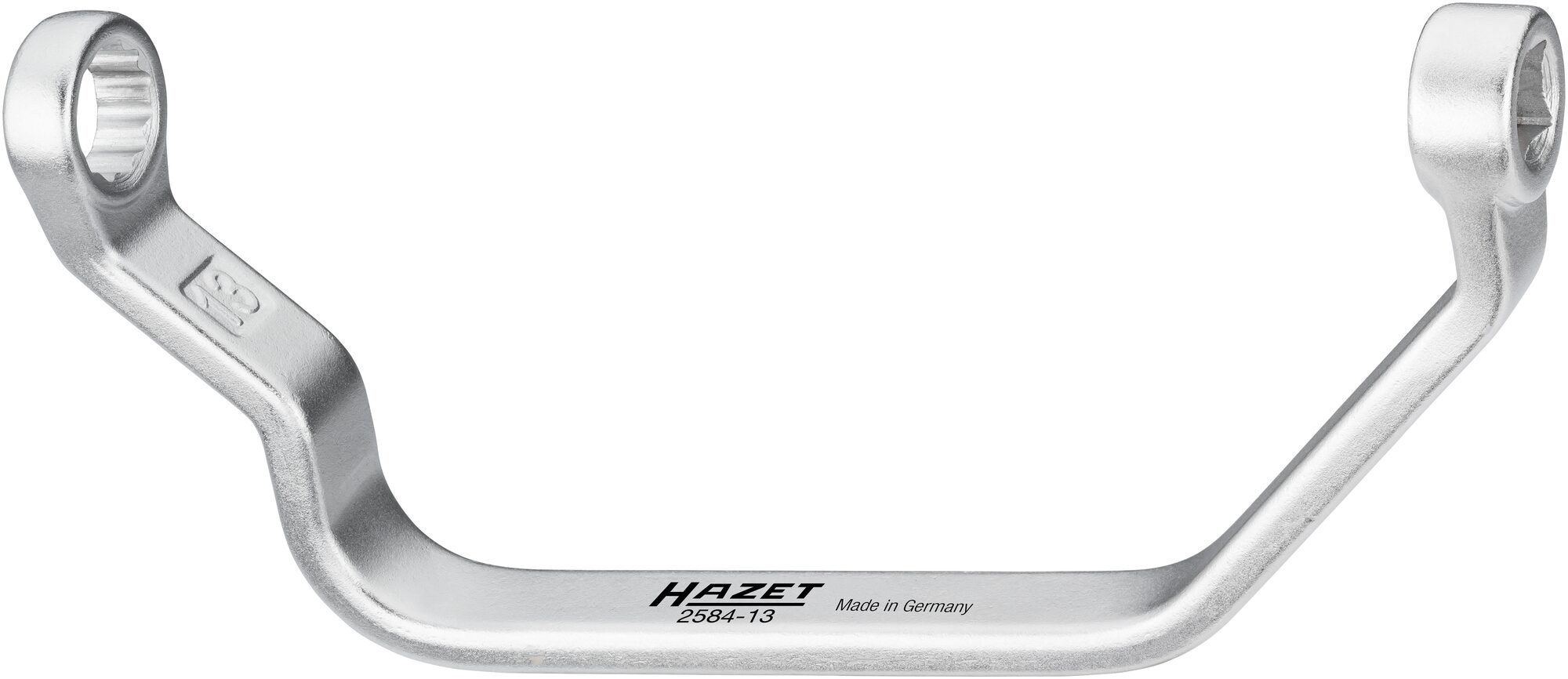 HAZET Aanzuigleiding- / speciale sleutel VAG 2584-13 · 3/8 inch (10 mm) vierkant hol · Buitentwaalfkant profiel · SW 13 mm