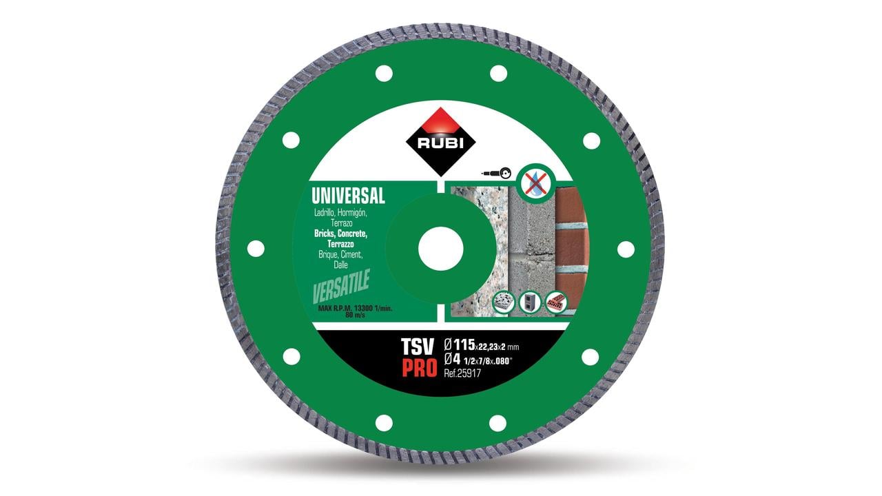 Rubi TSV 115 Pro Turbo Diamantzaagblad - 25917