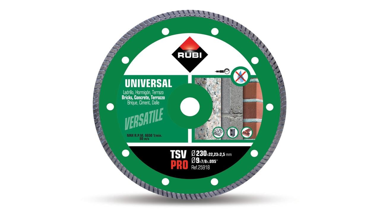 Rubi TSV 230 Pro Turbo Diamantzaagblad 25918