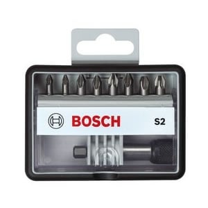 Bosch Accessoires Bitset | Extra Hard S2 | Robustline | 9-delig | 2607002561 - 2607002561