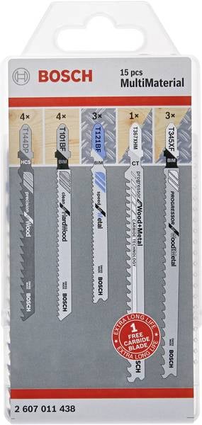 Bosch Accessoires Set Decoupeerzagen Multi Material | 15 stuks - 2607011438